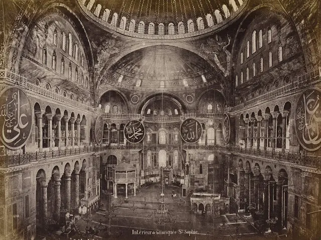 Primeras fotografías del Interior de Santa Sofía